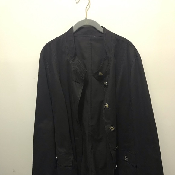 Ulla Popken PlusSize/Tall Dark Brown ButtonUp Coat - Picture 6 of 8